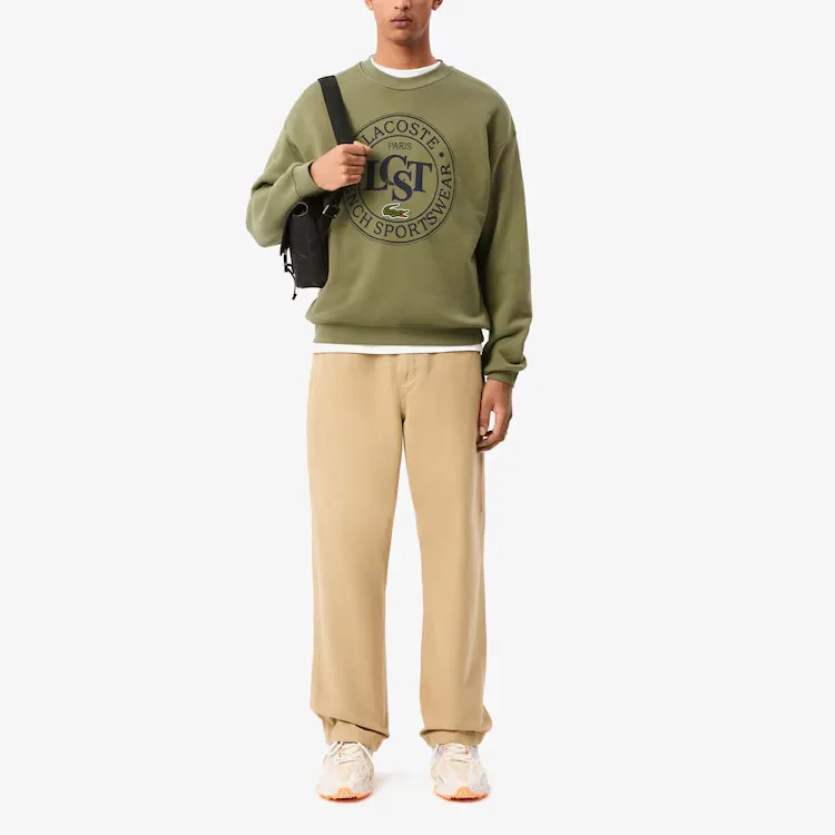 LACOSTE Logo Crewneck Sweater-3