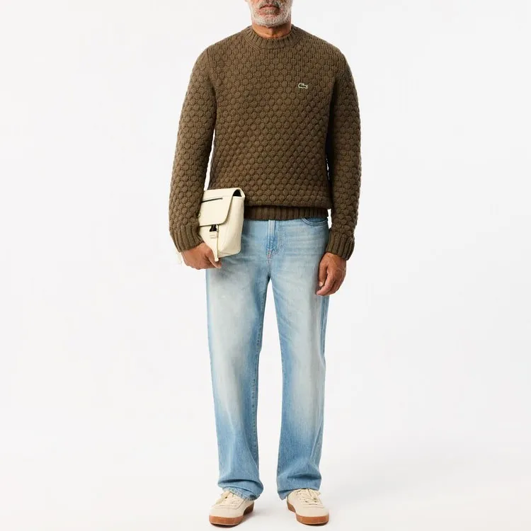 LACOSTE Wool Crew-neck Sweater-3