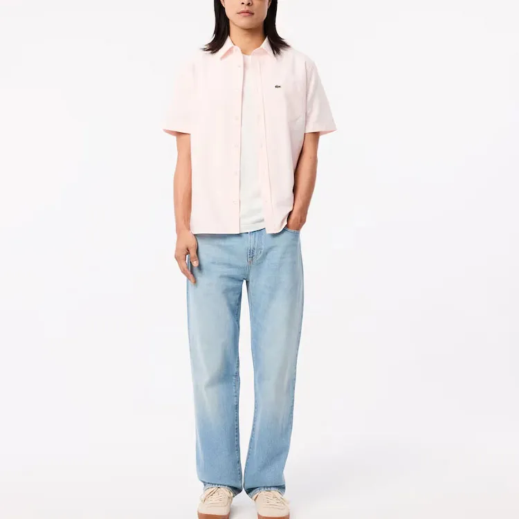 LACOSTE Shirts Men Light Pink-1