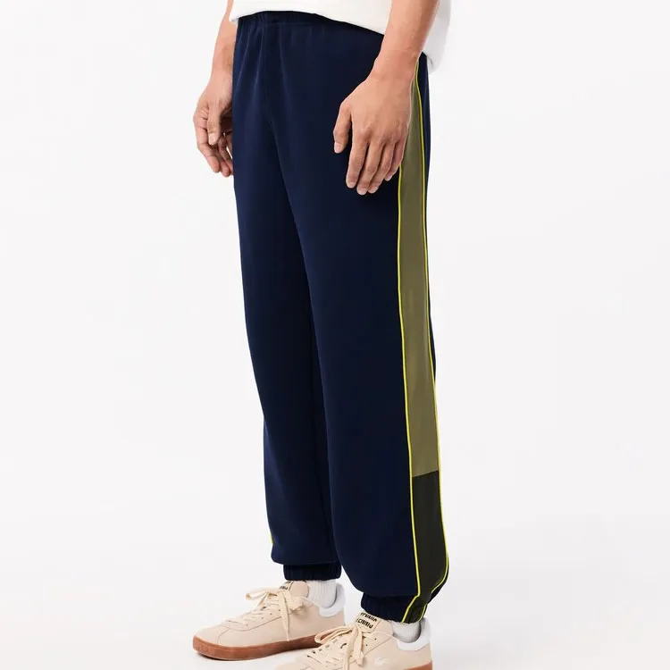 LACOSTE Knitted Sports Pants Men's Marine Blue-4