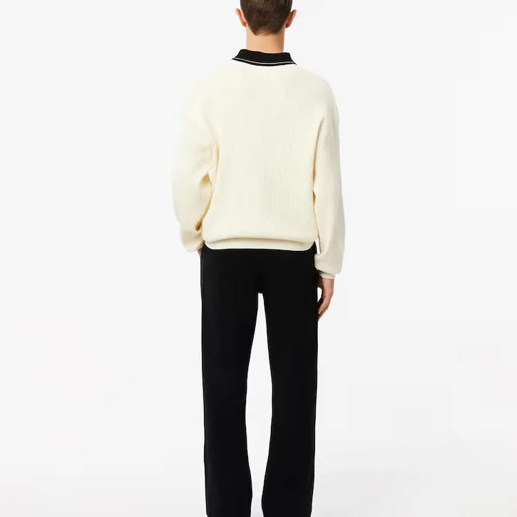 LACOSTE Knitted Sports Pants Men's Black-2