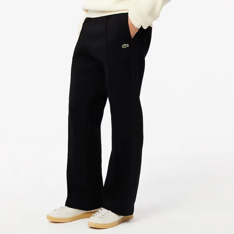 LACOSTE Knitted Sports Pants Men's Black-3