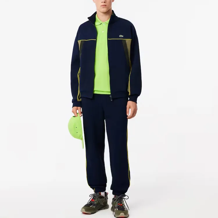 LACOSTE Logo patch Piqué Jacket-1