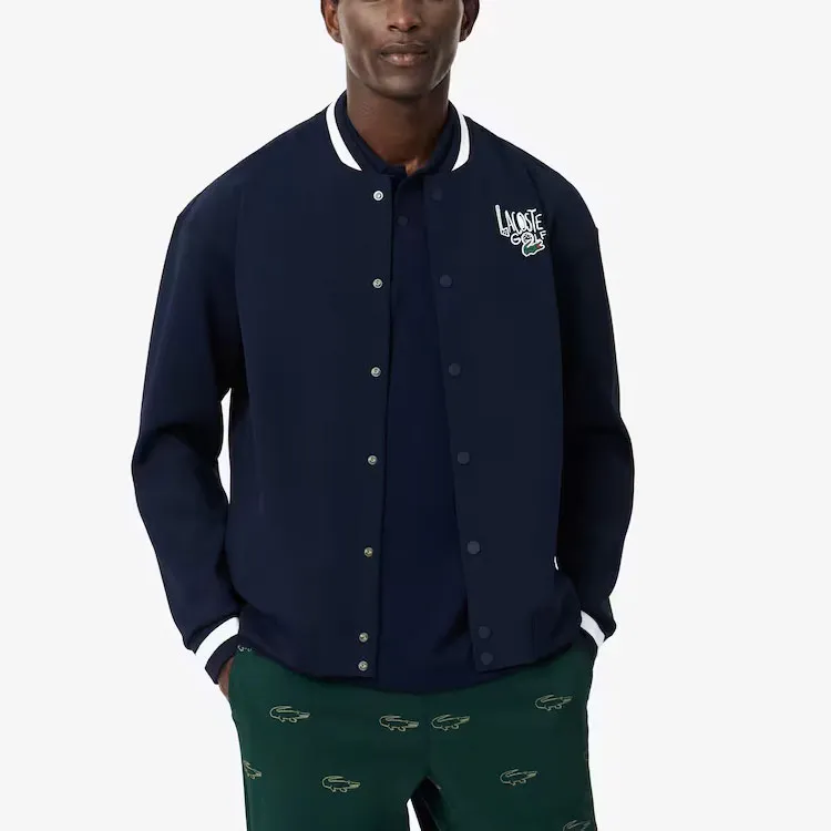LACOSTE Baseball Jacket Men's Marine Blue-2