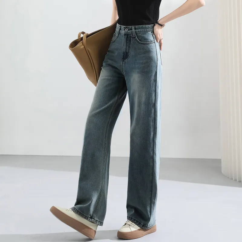 TERRE BLEUE Jeans Women's Dark Blue-1