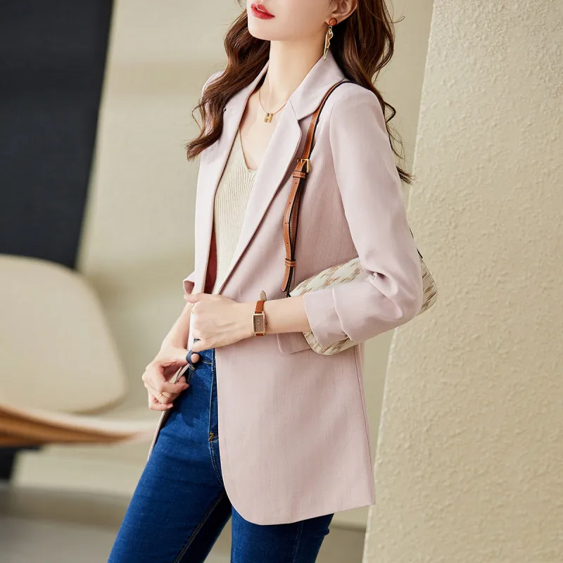 TERRE BLEUE Business Suit Women's Pink-2