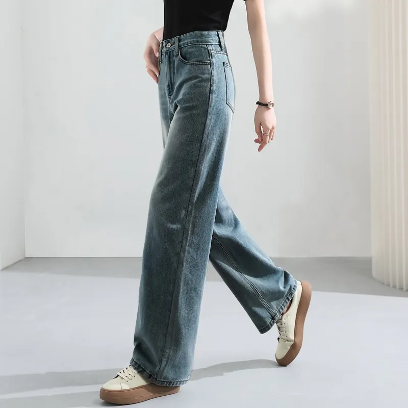 TERRE BLEUE Jeans Women's Dark Blue-4
