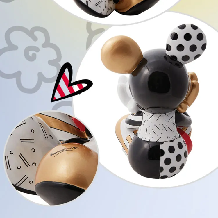 ENESCO Disney Britto Black Gold Trendy Figures 38cm-3
