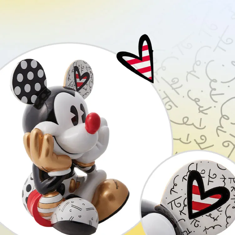 ENESCO Disney Britto Black Gold Trendy Figures 38cm-1