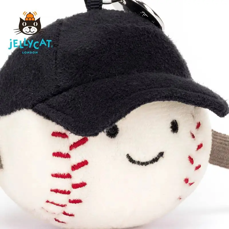 JELLYCAT Fun Sports Collection Baseball Dolls Plush Pendant 12cm High-1