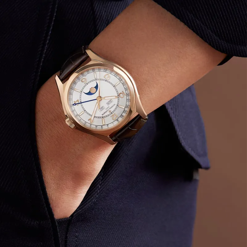 VACHERON CONSTANTIN FIFTYSIX Collection Automatic Mechanical Movement Men's Watches Watch 40mm White Dial-3