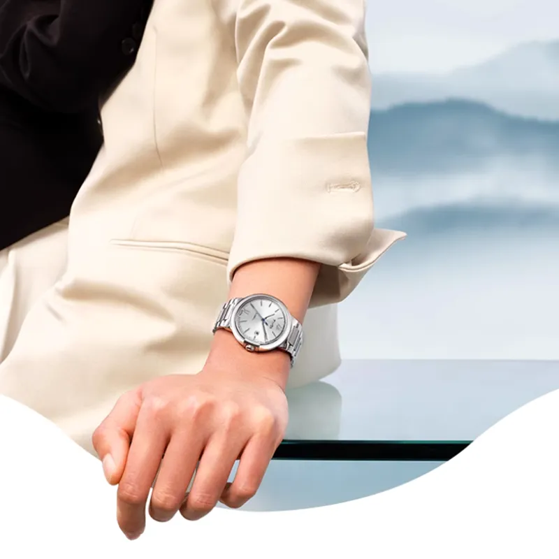 Fiyta Canon Collection Automatic Mechanical Movement Stainless Steel Strap Watch Men's Watches Silver Dial-4
