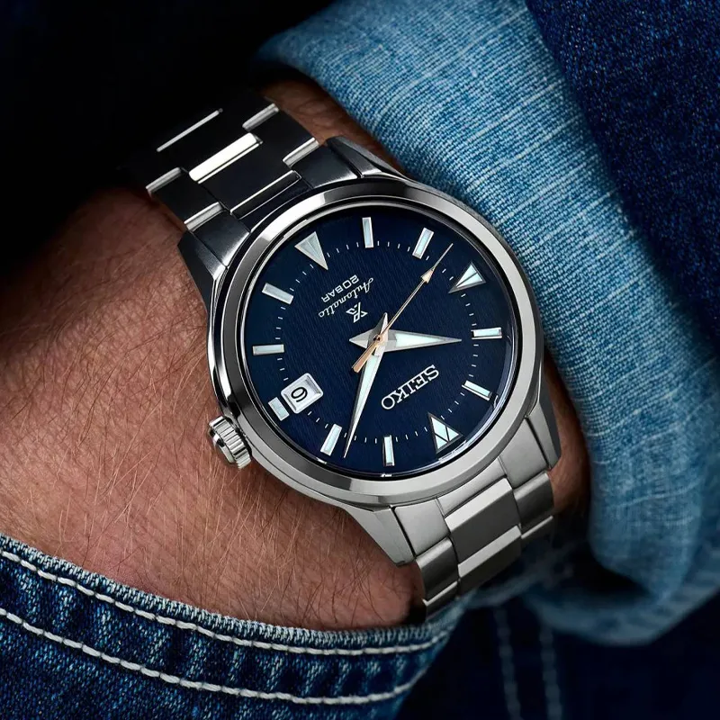 SEIKO Prospe Collection Mechanical Movement Stainless Steel Strap Watch Men's Watches Blue Dial-4