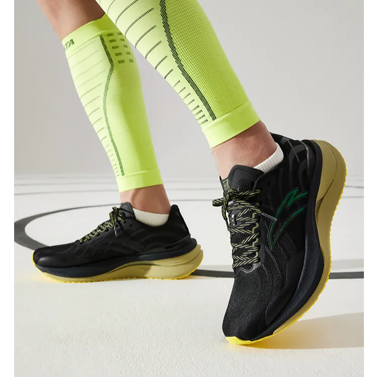 Anta Champion 3rd Gen PRO Wear-Resistant Low-Top Running Shoes Men's Black Green-3