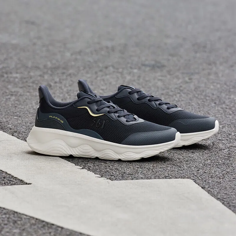 361° Anti-Slip Wear-Resistant Low-Top Running Shoes Men's Cyan-6