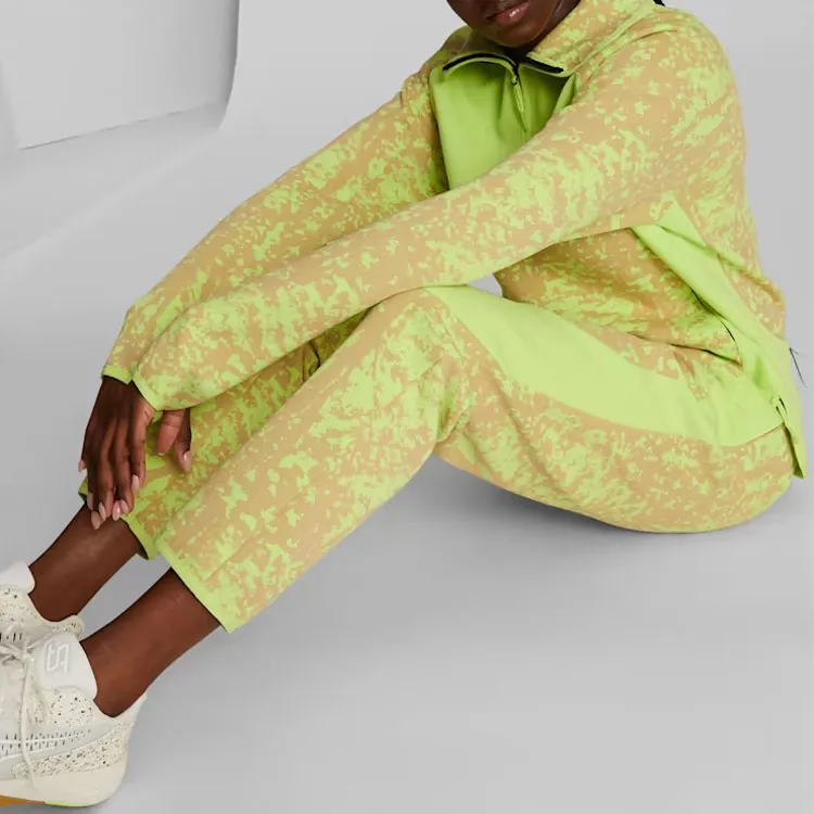 PUMA Basketball Pants Casual Pants Women's Yellow-5