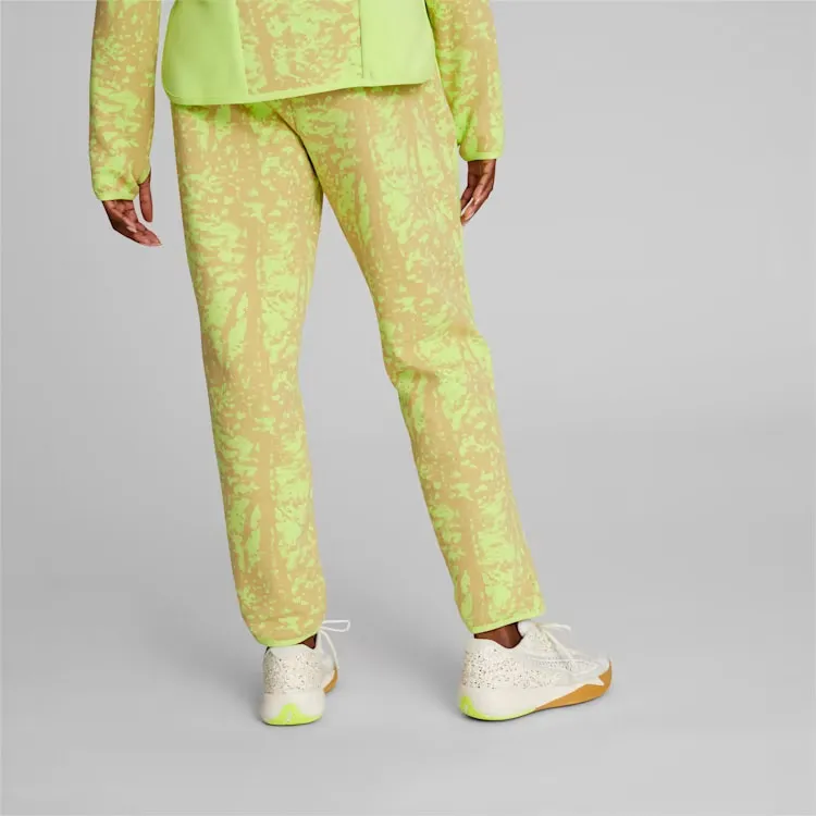PUMA Basketball Pants Casual Pants Women's Yellow-3