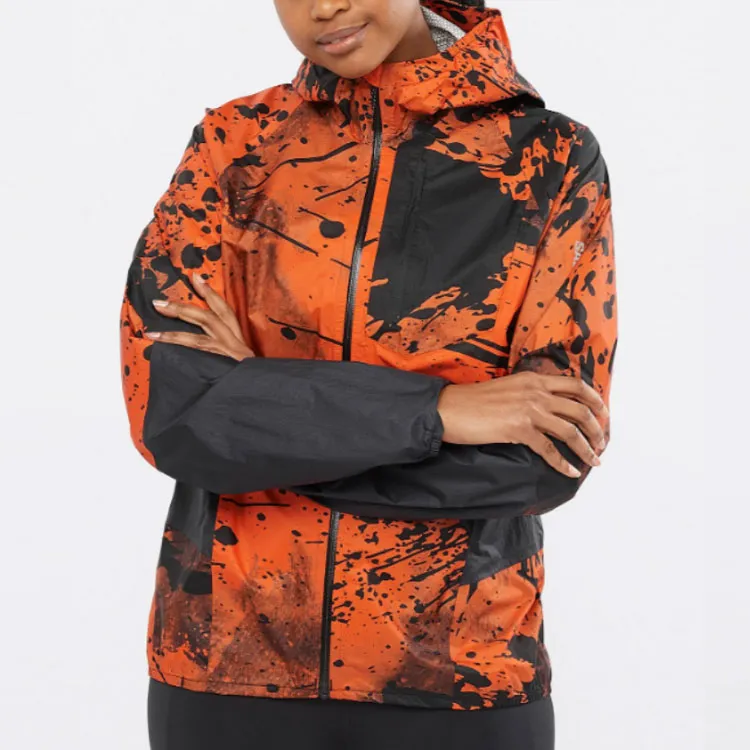 SALOMON Bonatti Waterproof Jackets Coats Women's Red-3