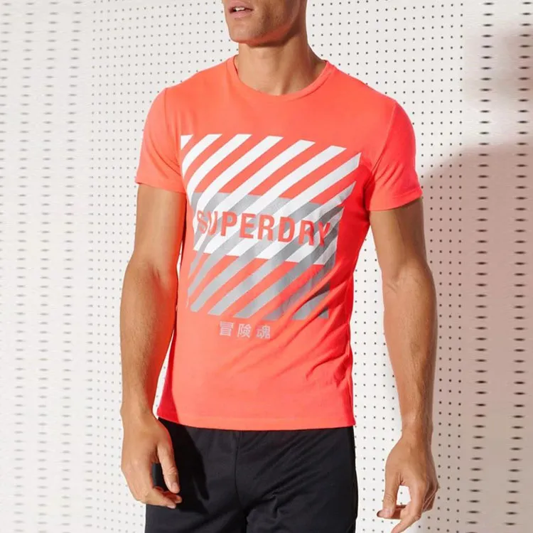 SUPERDRY T Shirts Men Red-2