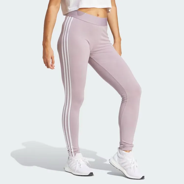 Adidas Free Shipping With AdiClub Loungewear Essentials 3-Stripes Leggings-3