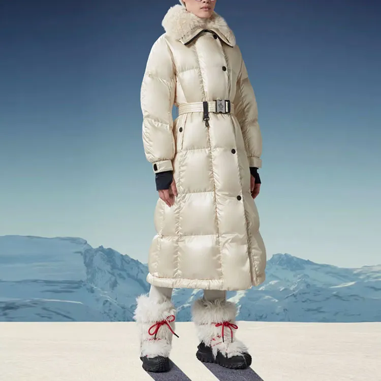 Moncler Chamoille Padded Parka Coat-3