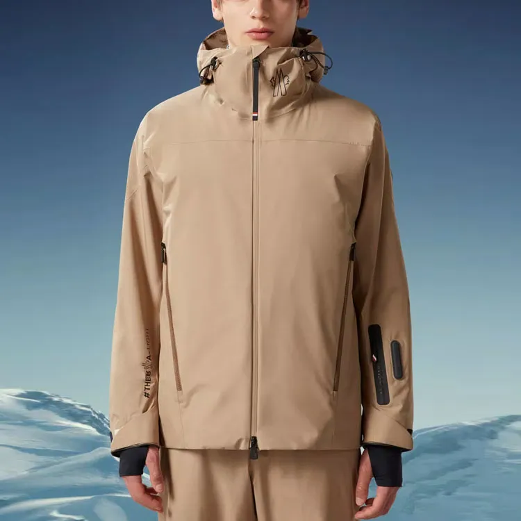 Moncler Jackets Coats Men's Khaki-2