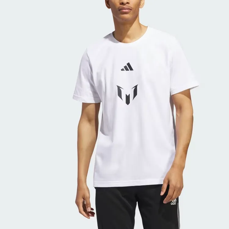 Adidas Messi T-Shirts Men White-1