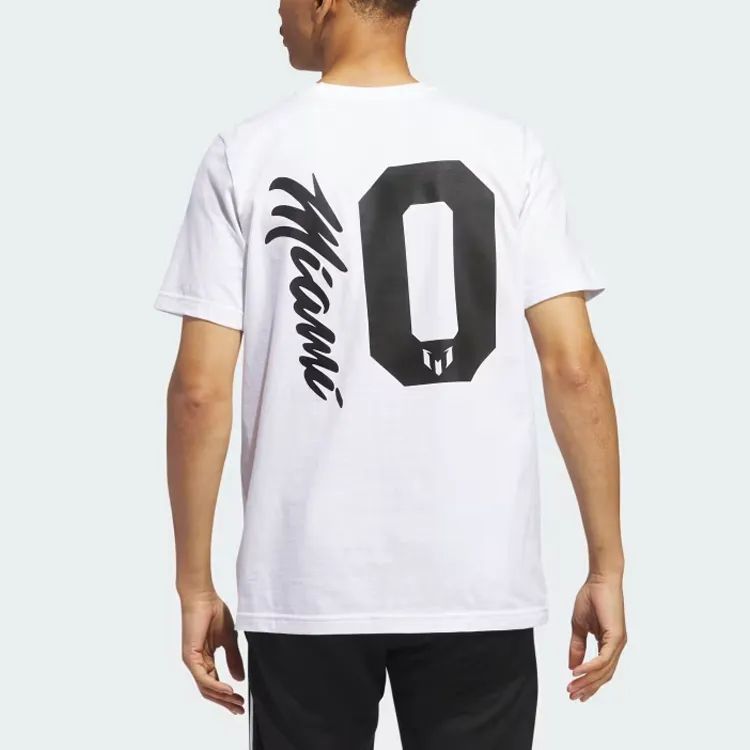 Adidas Messi T-Shirts Men White-2