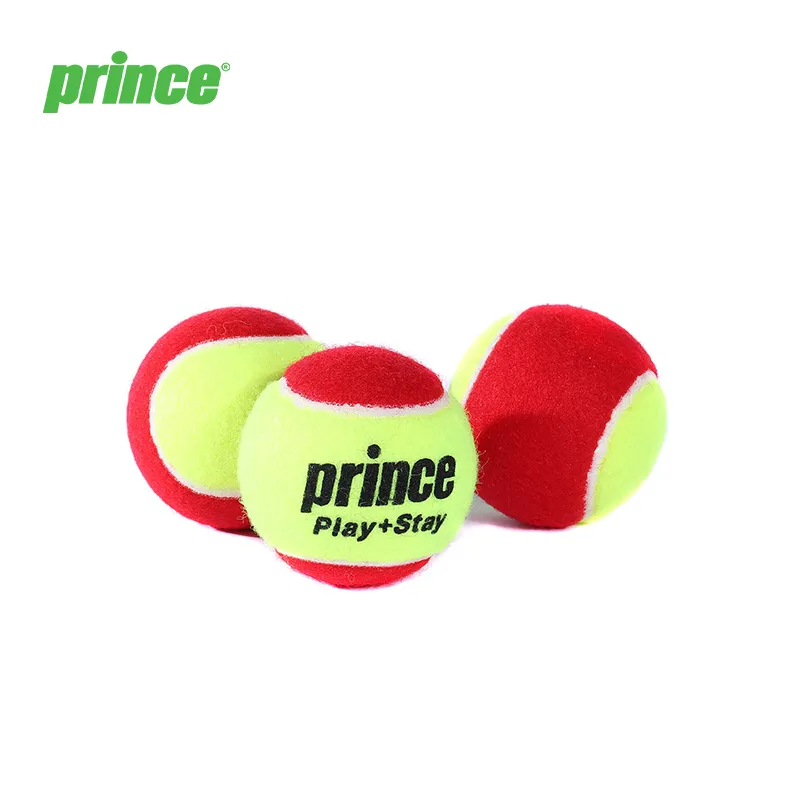 PRINCE Stage 3 Tennis Balls Nylon, Acrylic Match Ball Competition 12 Pack Red Yellow-3