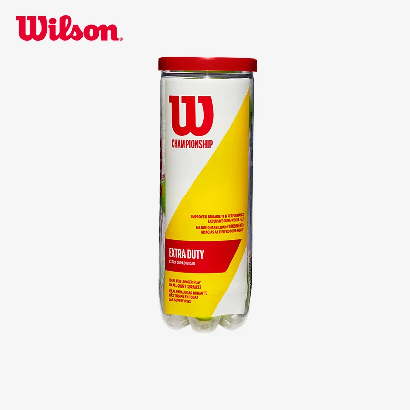 Wilson Tennis Balls Wool Training Ball Indoor Training Ball Yellow-2