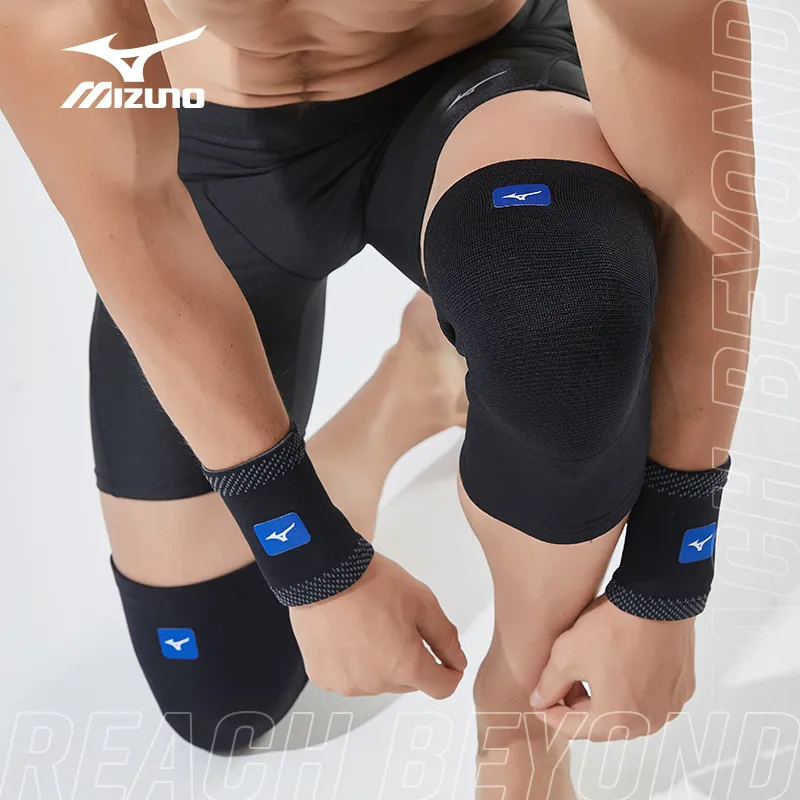 Mizuno Running Basketball Fitness Unisex Polyester Polyamide Elastane Knee Pads-1