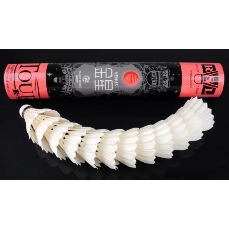 RSL Goose Feather Shuttlecock 12 Pack Goose Feather Everyday Shuttlecocks-2