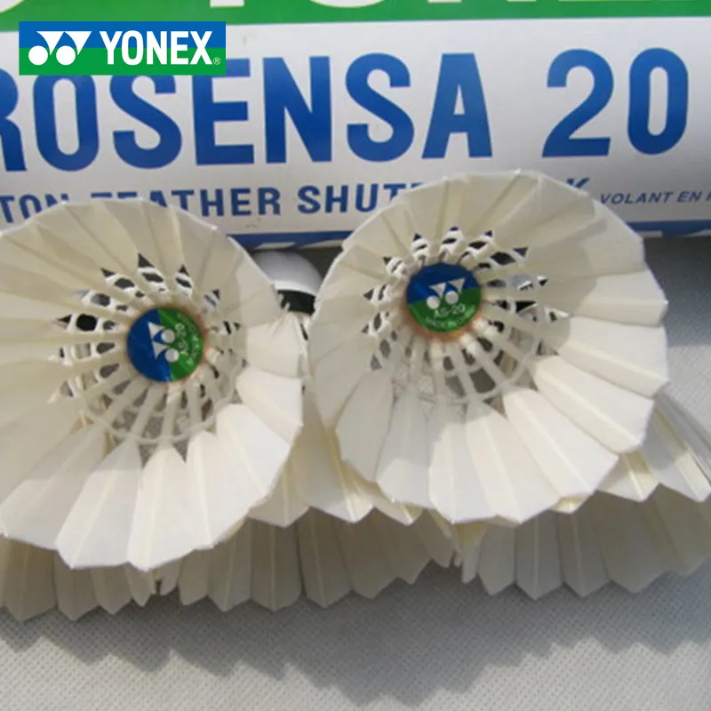 YONEX AS 20EX. Goose Feather Shuttlecock 12 Pack Goose Feather All Round Goose Feather Match Ball Shuttlecocks-4
