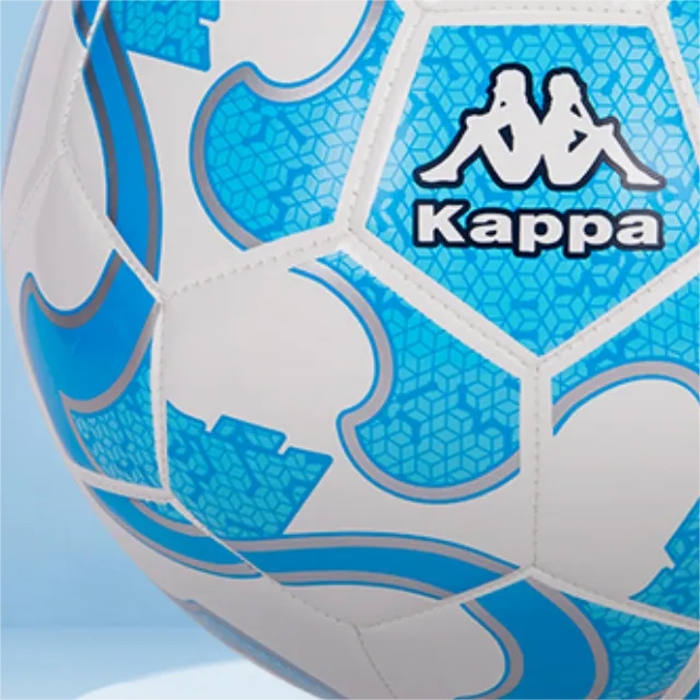 Kappa Size 5 Ball Soccer TPU Machine Stitched Soccer Ball Unisex Blue White-3