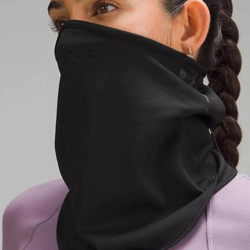 Lululemon Cycling Gear Cycling Face Mask Unisex Brushed Black-3