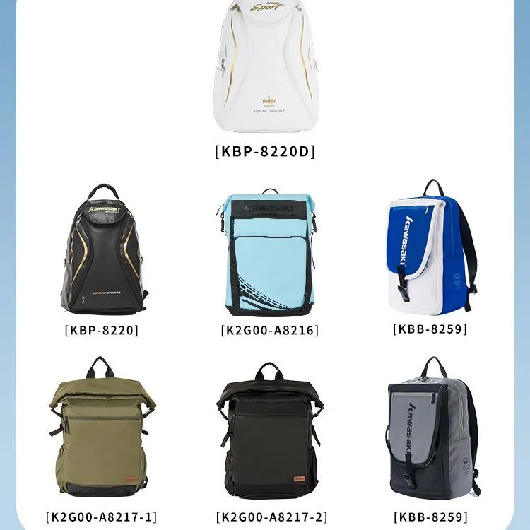 Kawasaki PU Backpack Unisex Black-4