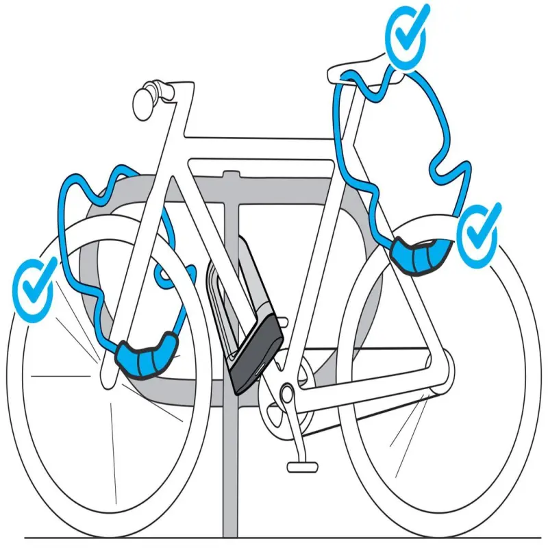 DECATHLON ELOPS Bike Coded Lock-2