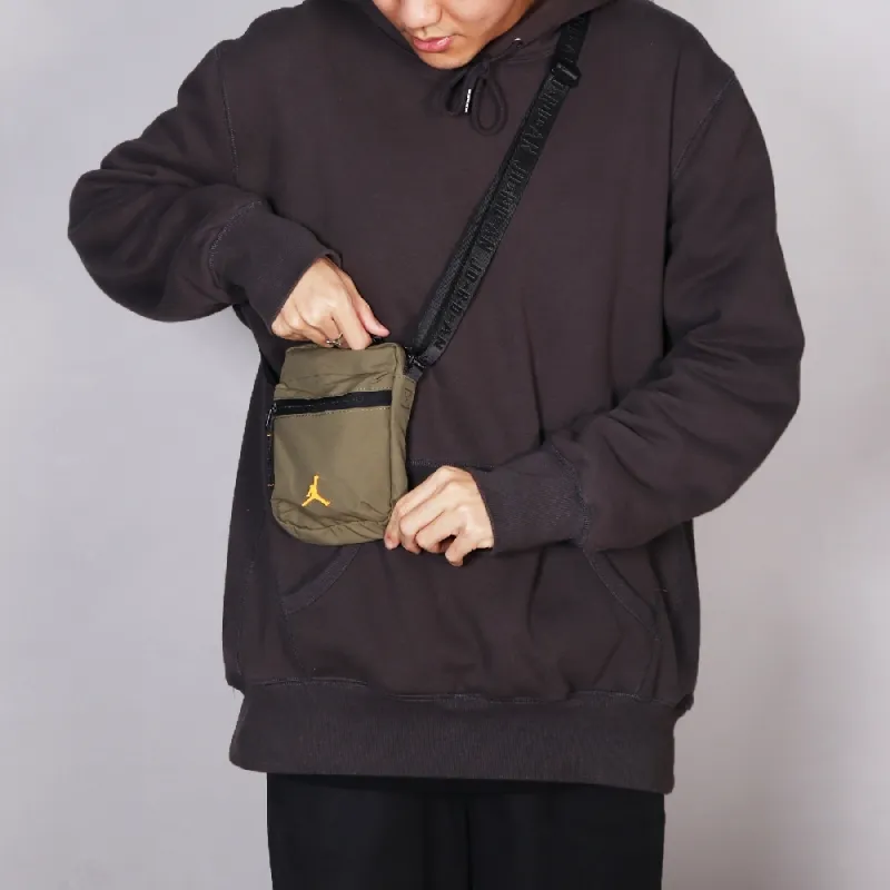 Jordan Polyamide Crossbody Bags Shoulder Bags Unisex Olive Green-4