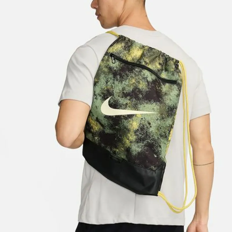 Nike Recycled Polyester Backpack Regular Unisex Olive Green/Black/Coconut Milk-4