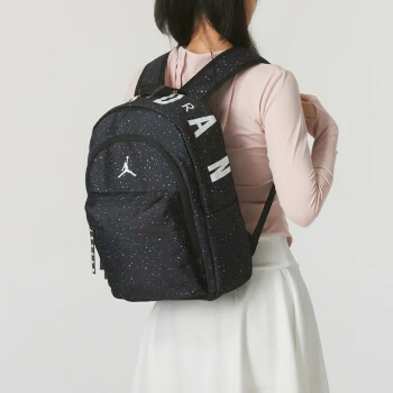 Jordan Polyester Backpack Medium Size Unisex Black-3