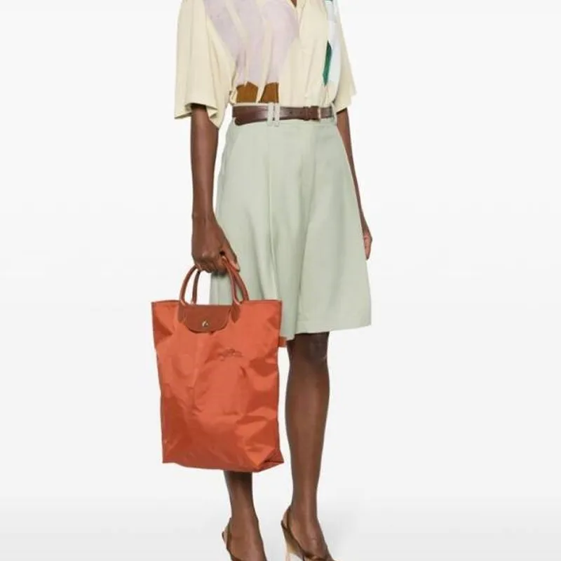 LONGCHAMP Le Pliage Green M Tote Bag-3