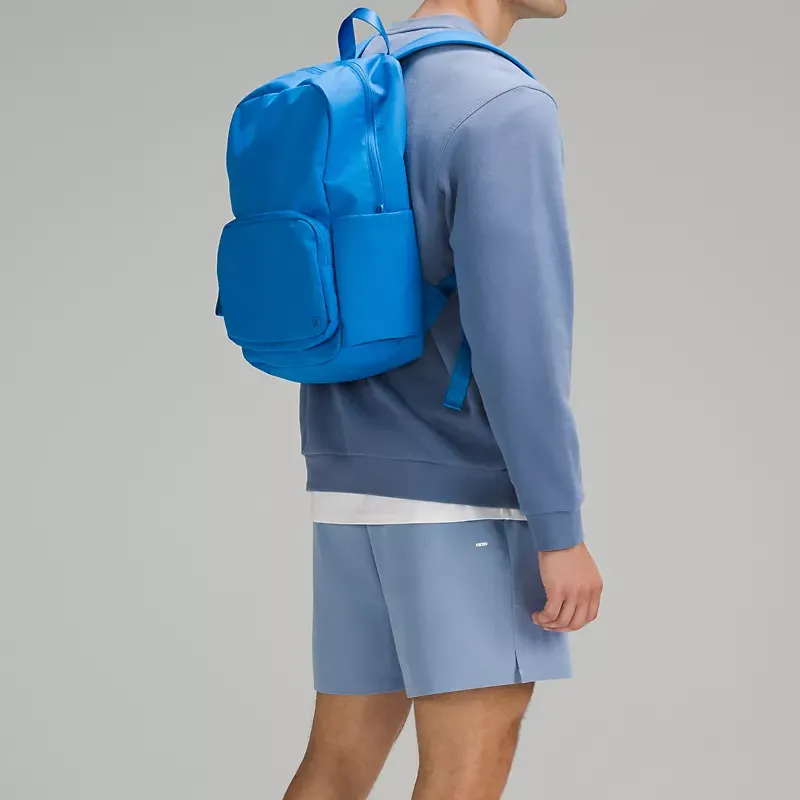 Lululemon Polyester Backpack Unisex Pond Blue-3