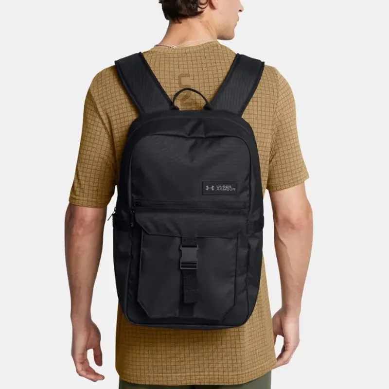 Under Armour Polyester Backpack Regular Men's Black-3
