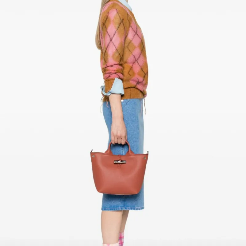 LONGCHAMP Le Roseau S Top Handle Bag-3