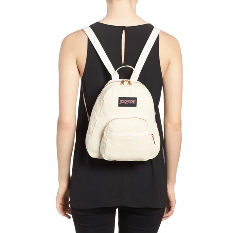 JanSport Polyester Backpack Regular Unisex Tan-3