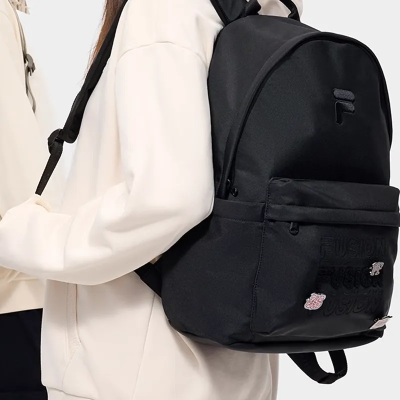 FILA FUSION Fabric Backpack Extra Small Unisex Pitch Black-4