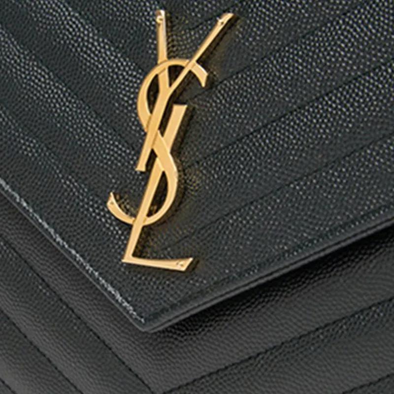 SAINT LAURENT Monogram Leather Crossbody Bag, Shoulder Bag Women's-3