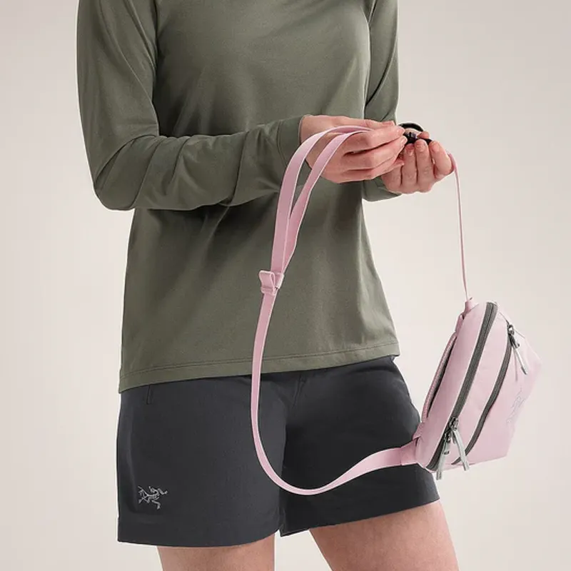 Arcteryx Polyester Fanny Pack Regular Unisex Evening Mist Pink-4