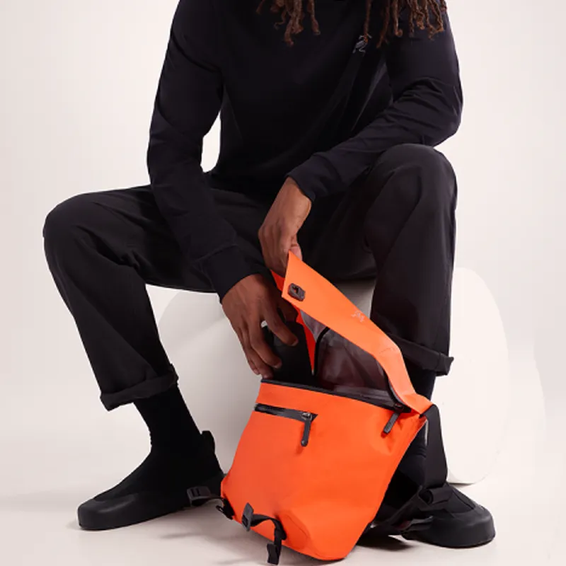 Arcteryx Nylon Shoulder Bag Crossbody Bag Regular Unisex Warm Sun Orange-3