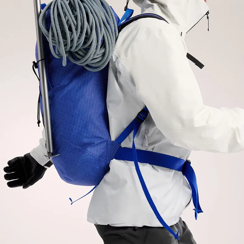 Arcteryx Nylon Outdoor Hiking Bag Backpack Regular Unisex Blue-5